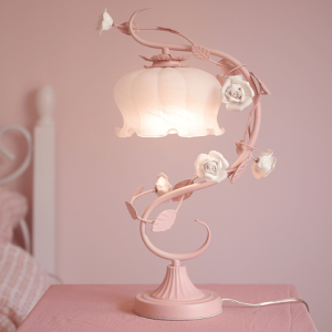 lampe de chevet rose chic