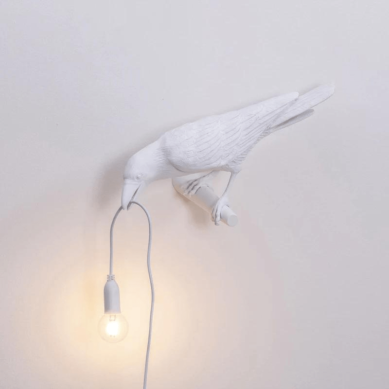 lampe murale corbeau