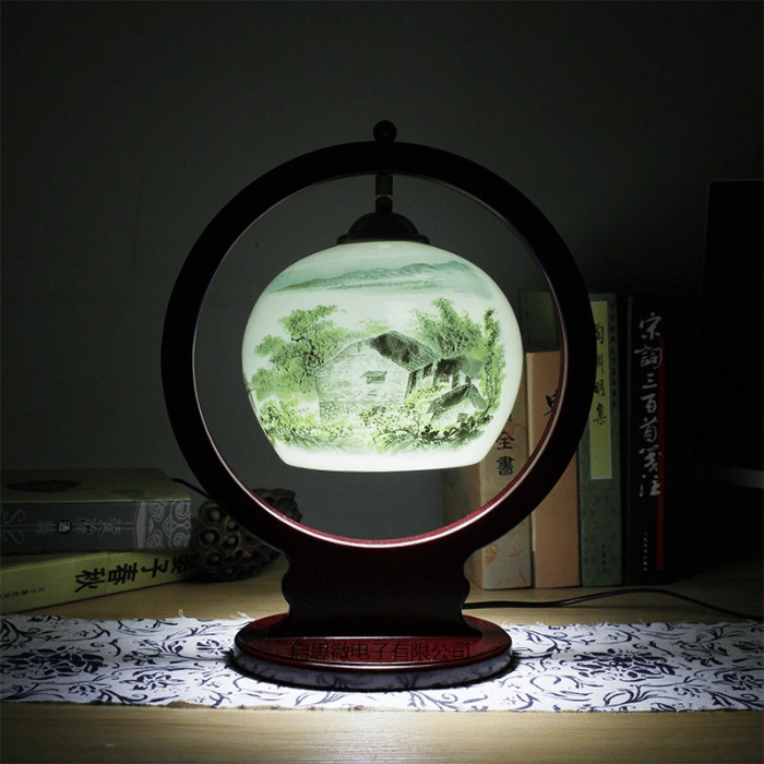 lampe ambiance rétro