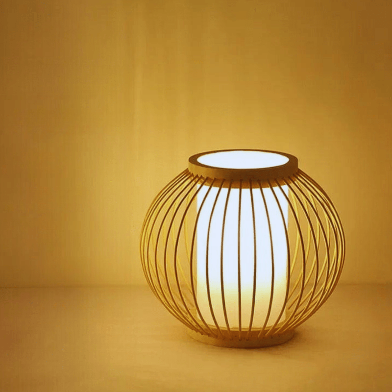lampe ronde ambiance chaleureuse