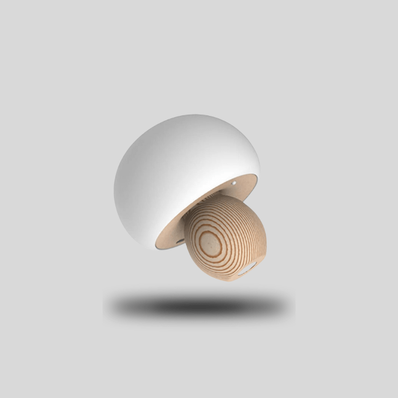 Veilleuse en bois et silicone