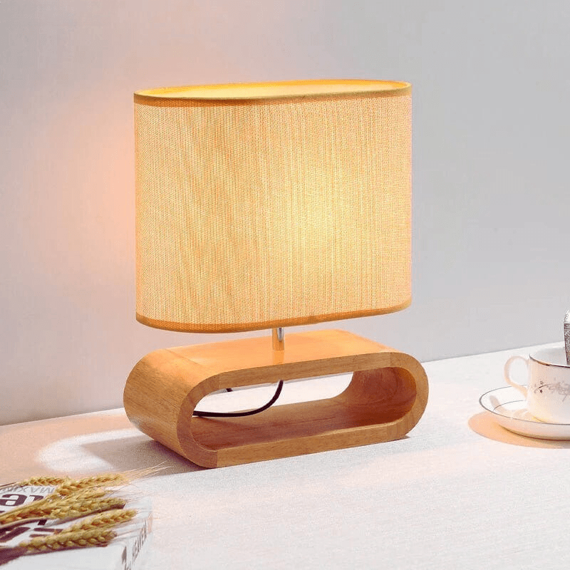 luminaire en bois naturel