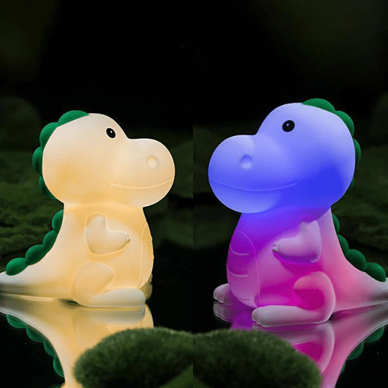 Lampe dinosaure en silicone