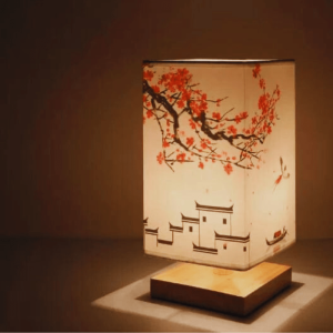 lampe de chevet japonaise vintage