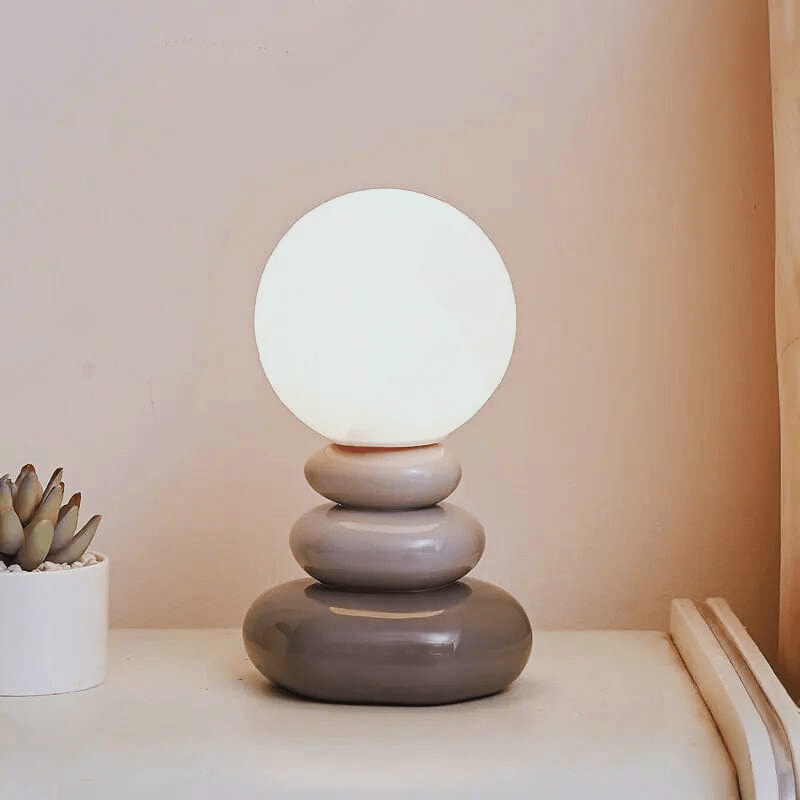 lampe céramique colorée moderne