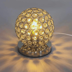 Lampe de chevet en cristal bohème