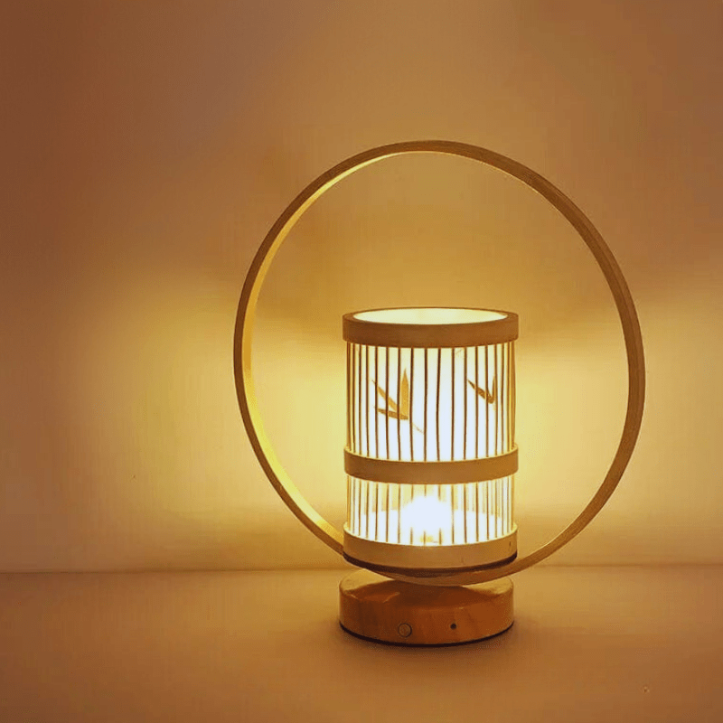 décoration chambre boho lampe