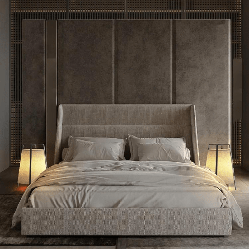 lampe en tissu japonaise