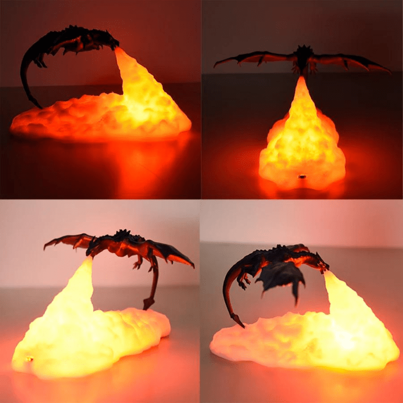 éclairage dragon pour chambre