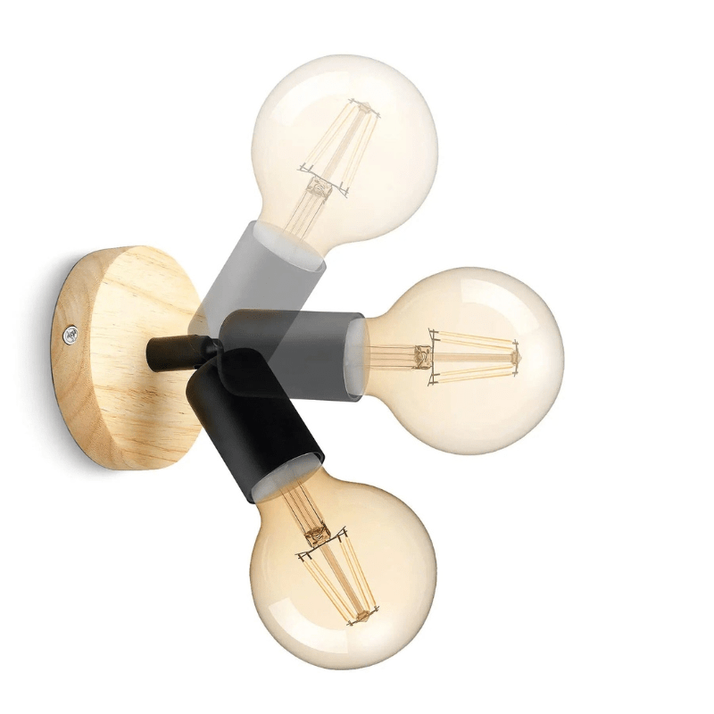 Lampe murale avec prise design