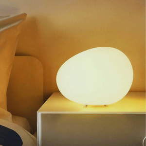 Lampe de chevet galet naturelle