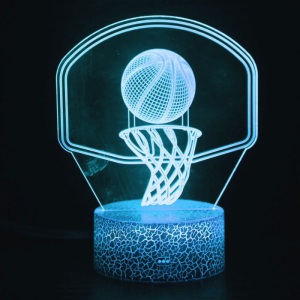 lampe de chevet basketball LED
