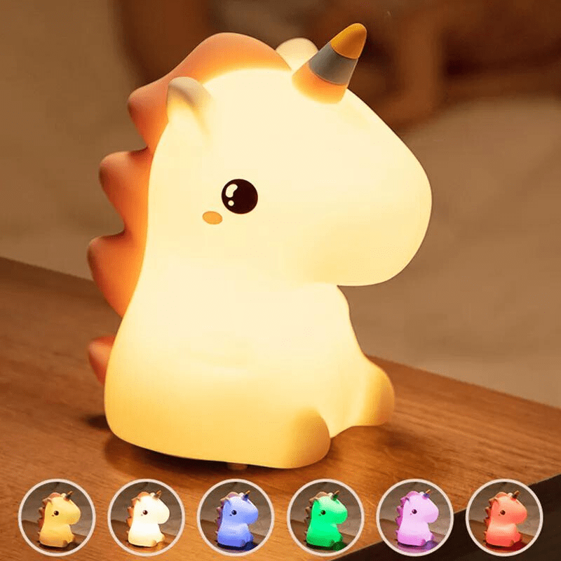 éclairage chevet enfant licorne