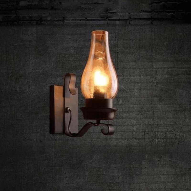 lampe murale industrielle