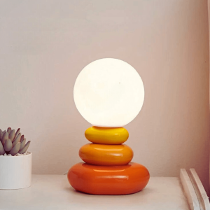 lampe de chevet céramique colorée