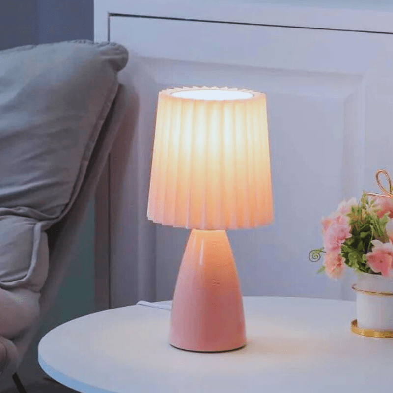Lampe de chevet colorée