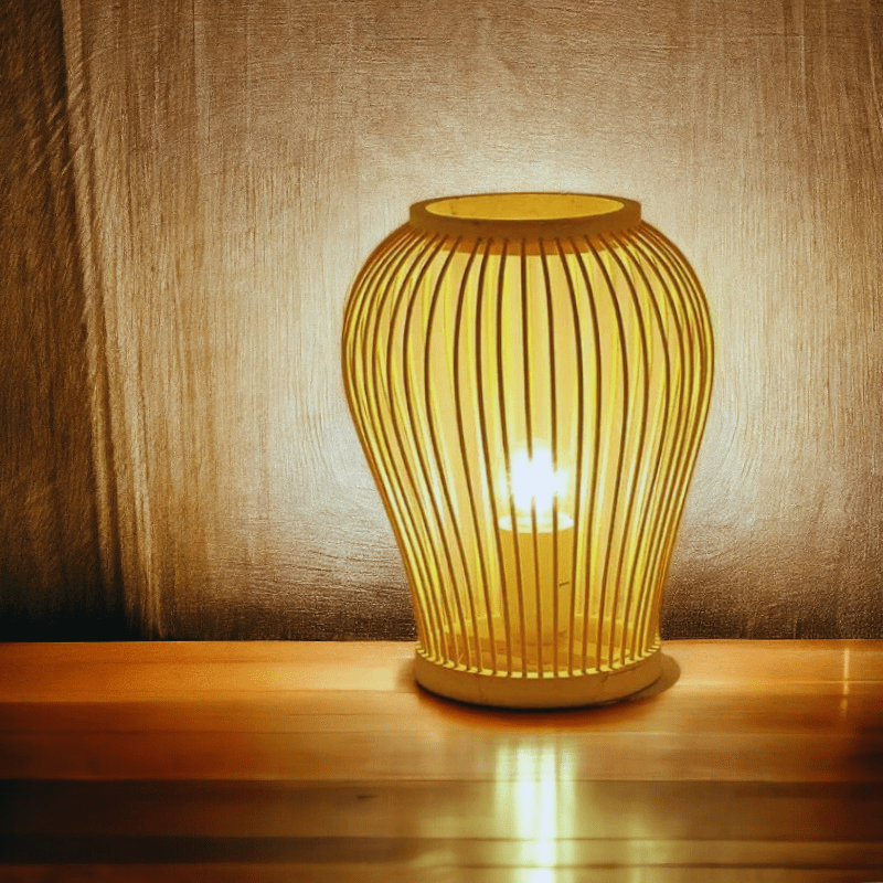 Lampe de chevet en bambou naturel