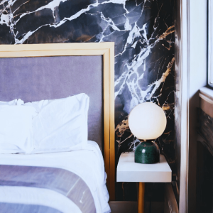 lampe de chevet en marbre